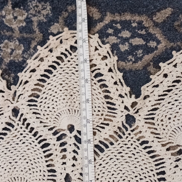 COTTON CROCHETED DOILY - Picture 3 of 5